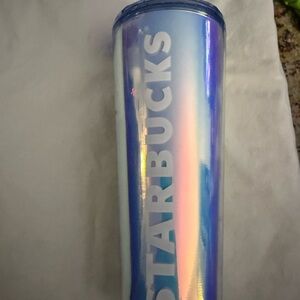 24oz Starbucks Blue Iridescent Tumbler
